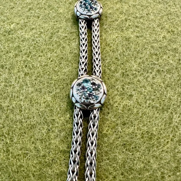 John Hardy SS bracelet with gemstones - Picture 3 of 8